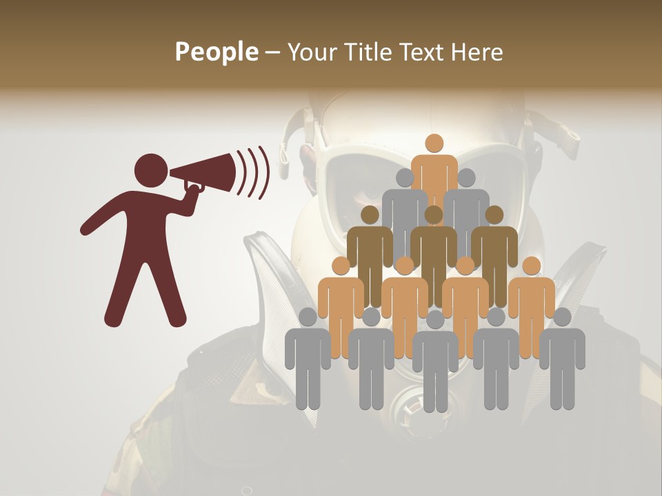 Battle Hate Male PowerPoint Template