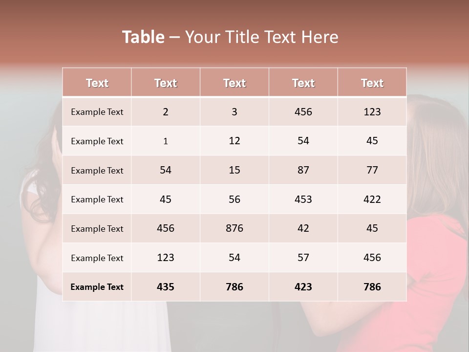 Megaphone Girl People PowerPoint Template