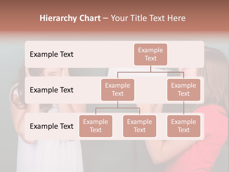 Megaphone Girl People PowerPoint Template