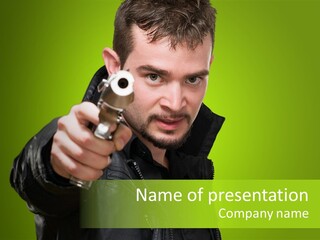 Attack Corruption Theft PowerPoint Template