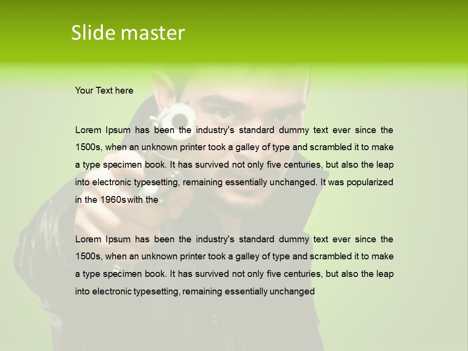 Attack Corruption Theft PowerPoint Template