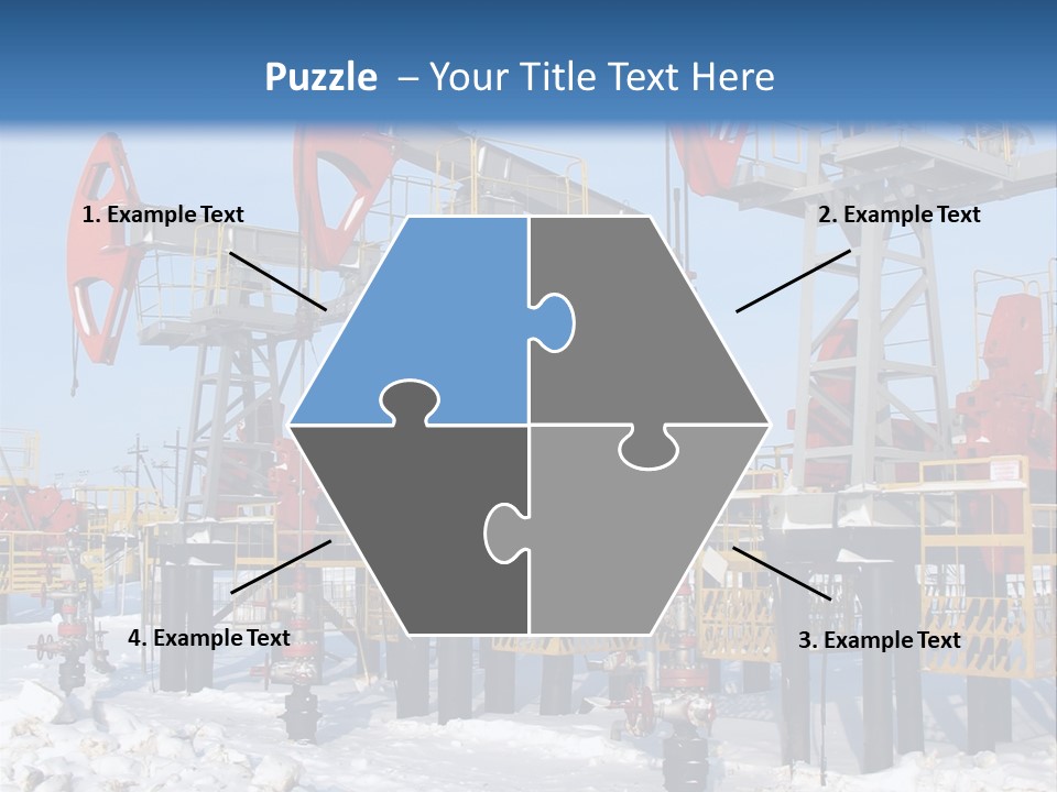 Pipeline Ecology Pump PowerPoint Template