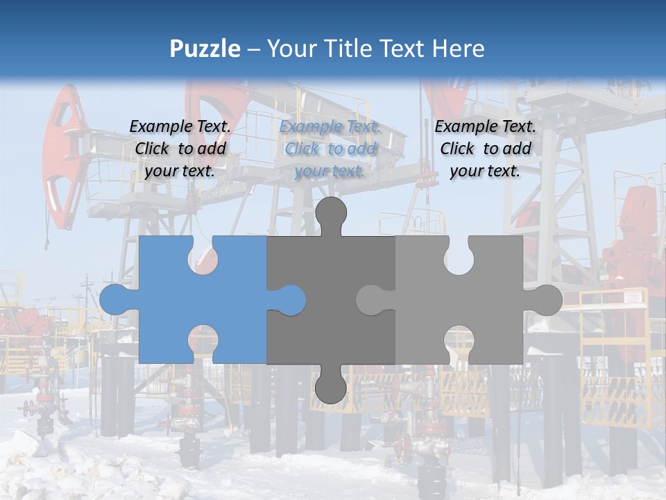 Pipeline Ecology Pump PowerPoint Template