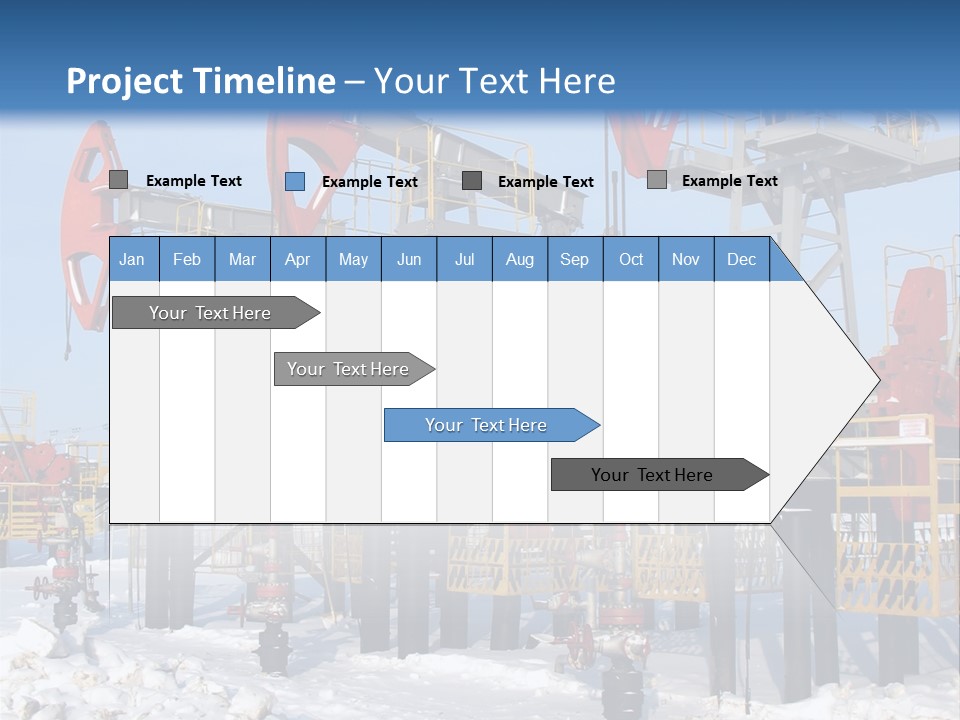 Pipeline Ecology Pump PowerPoint Template