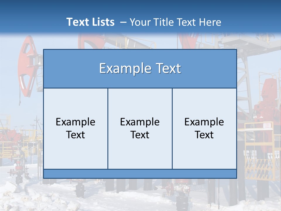 Pipeline Ecology Pump PowerPoint Template