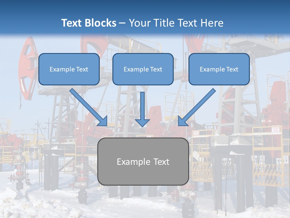 Pipeline Ecology Pump PowerPoint Template