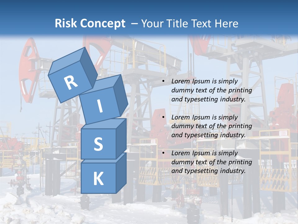 Pipeline Ecology Pump PowerPoint Template