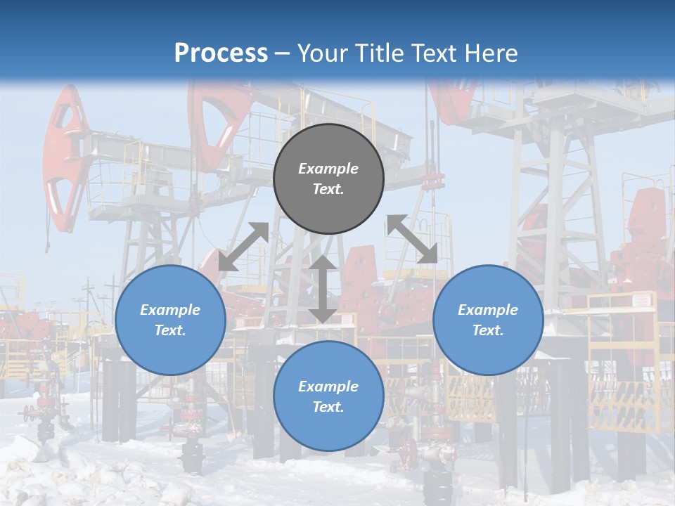 Pipeline Ecology Pump PowerPoint Template