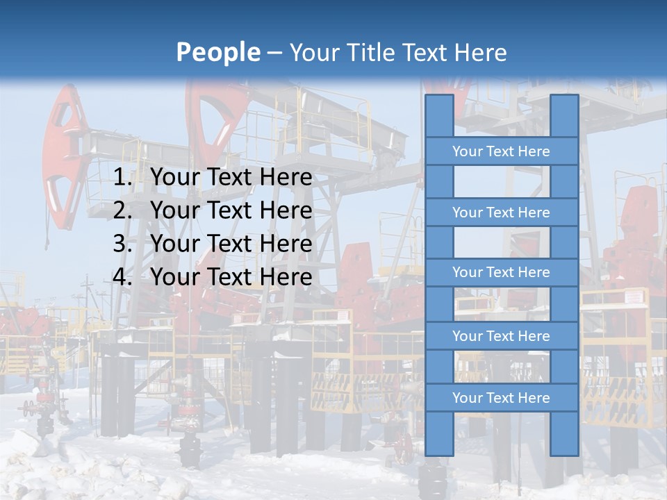 Pipeline Ecology Pump PowerPoint Template
