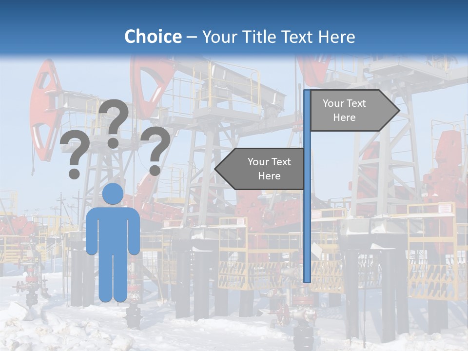 Pipeline Ecology Pump PowerPoint Template