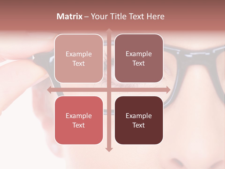 Optometrist Looking Ophtalmologist PowerPoint Template