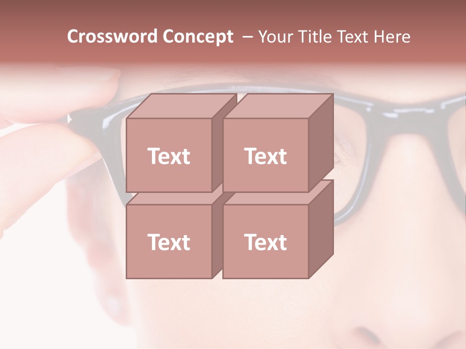 Optometrist Looking Ophtalmologist PowerPoint Template