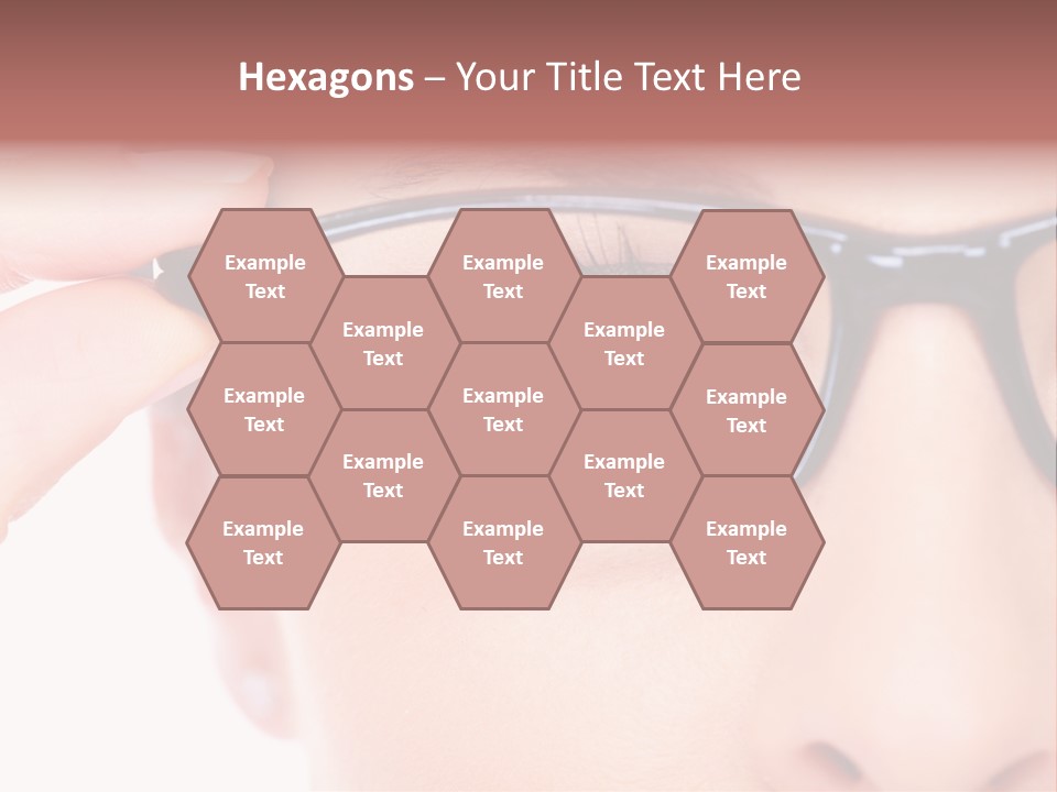 Optometrist Looking Ophtalmologist PowerPoint Template