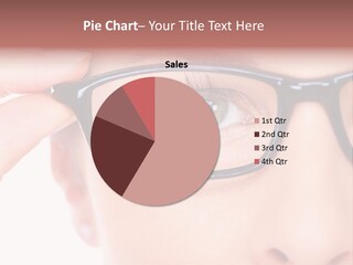 Optometrist Looking Ophtalmologist PowerPoint Template