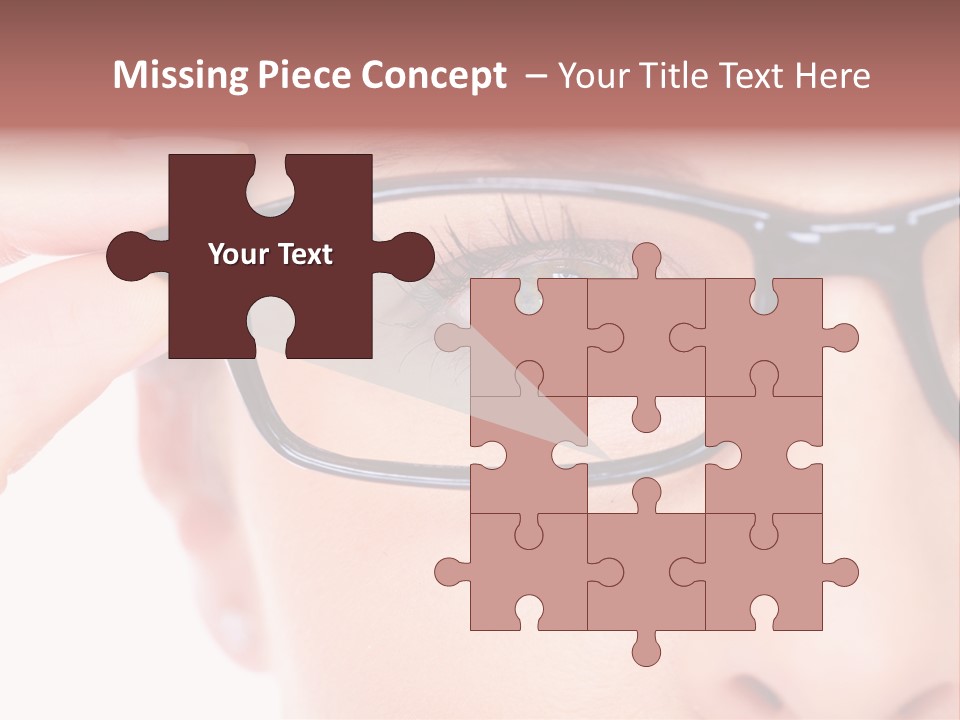 Optometrist Looking Ophtalmologist PowerPoint Template