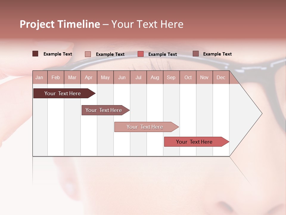 Optometrist Looking Ophtalmologist PowerPoint Template