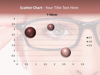 Optometrist Looking Ophtalmologist PowerPoint Template