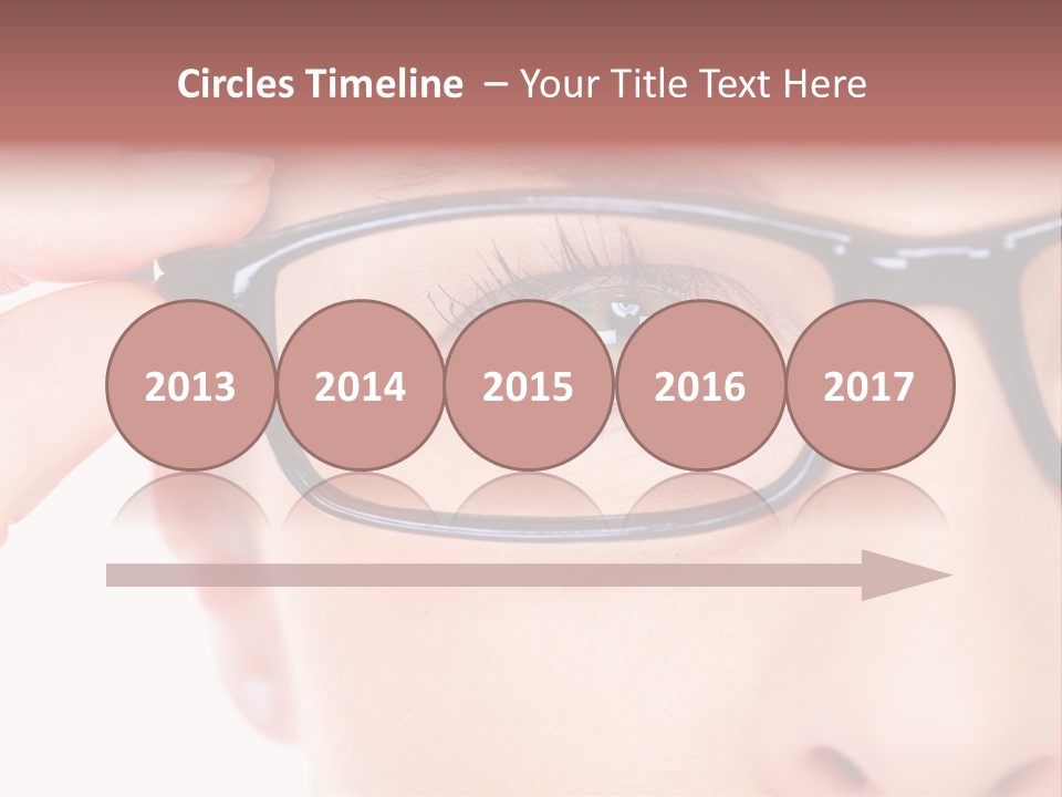 Optometrist Looking Ophtalmologist PowerPoint Template