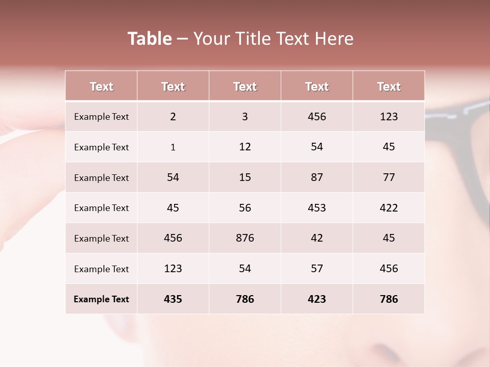 Optometrist Looking Ophtalmologist PowerPoint Template