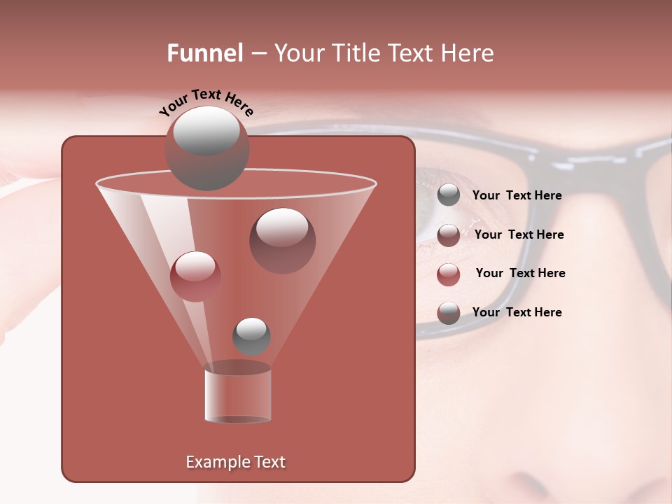 Optometrist Looking Ophtalmologist PowerPoint Template