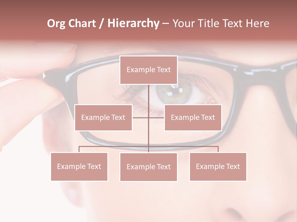 Optometrist Looking Ophtalmologist PowerPoint Template