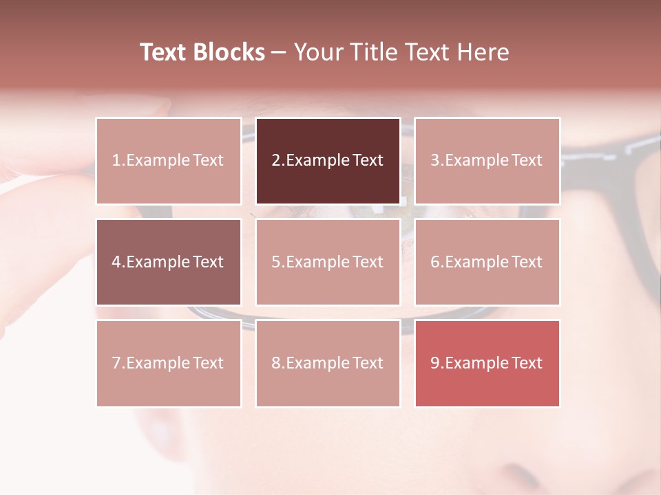 Optometrist Looking Ophtalmologist PowerPoint Template