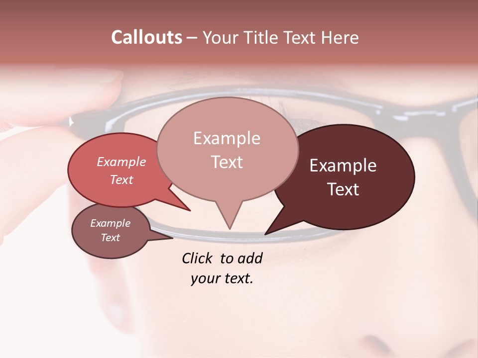 Optometrist Looking Ophtalmologist PowerPoint Template