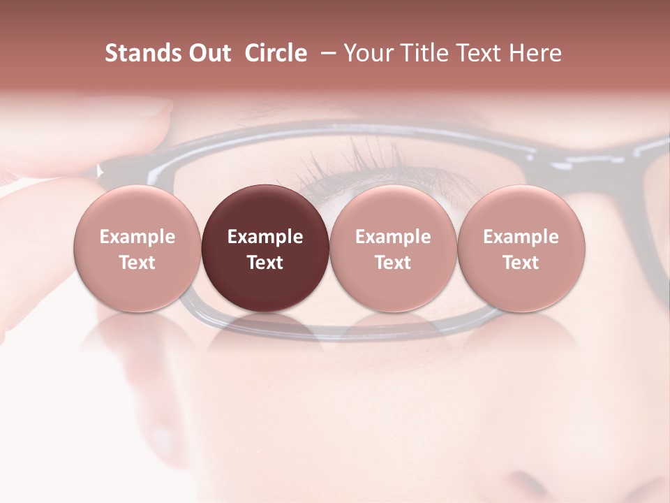 Optometrist Looking Ophtalmologist PowerPoint Template