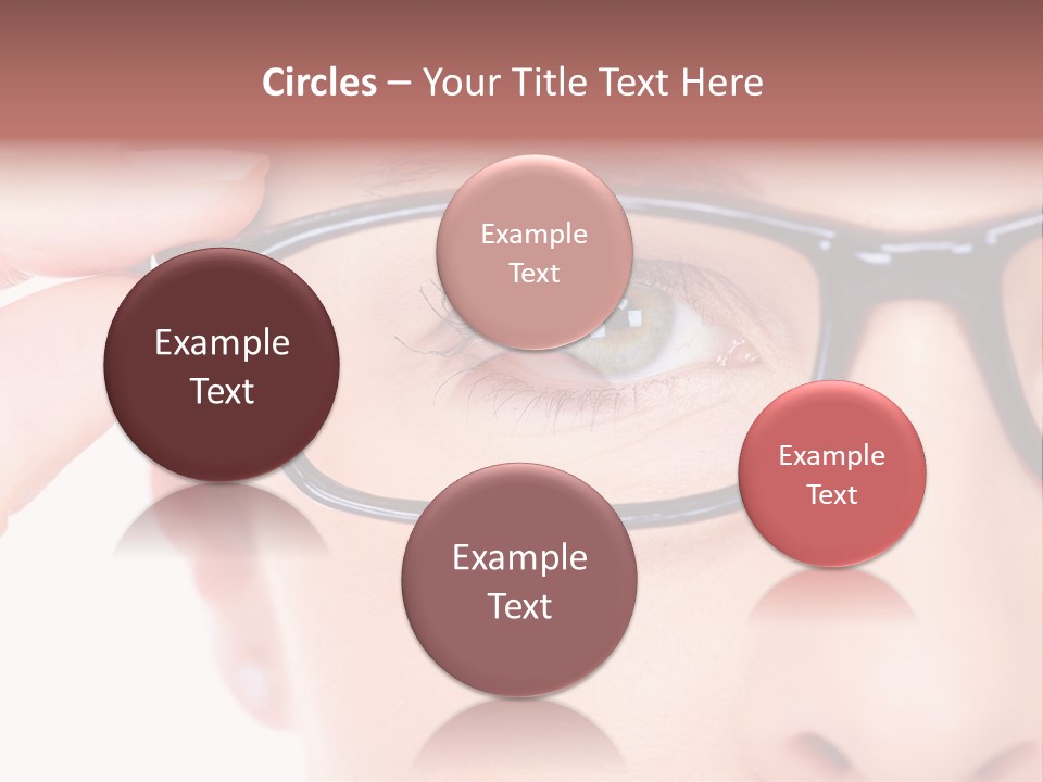 Optometrist Looking Ophtalmologist PowerPoint Template