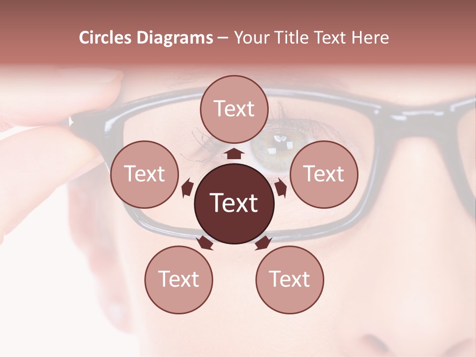 Optometrist Looking Ophtalmologist PowerPoint Template