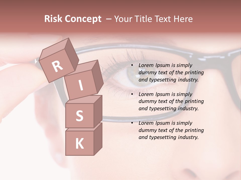 Optometrist Looking Ophtalmologist PowerPoint Template