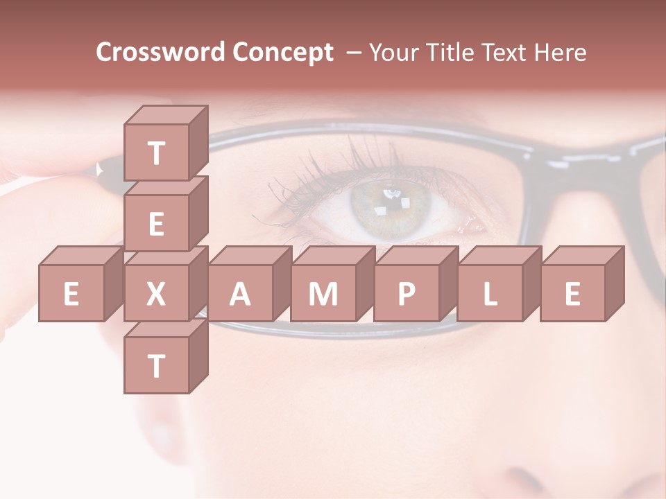 Optometrist Looking Ophtalmologist PowerPoint Template