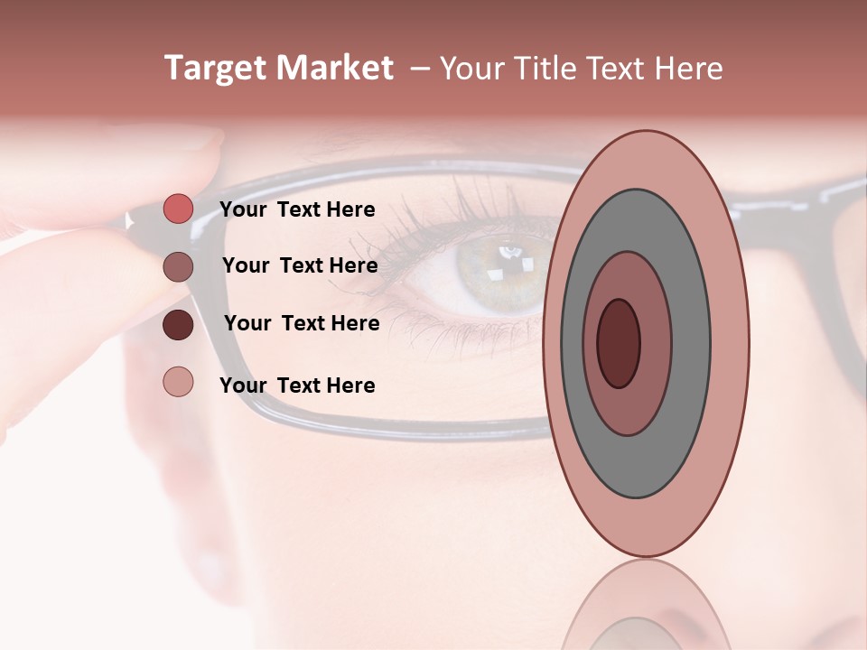 Optometrist Looking Ophtalmologist PowerPoint Template