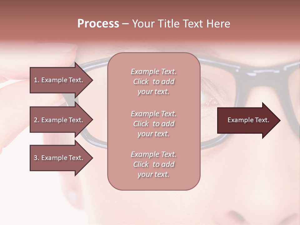 Optometrist Looking Ophtalmologist PowerPoint Template
