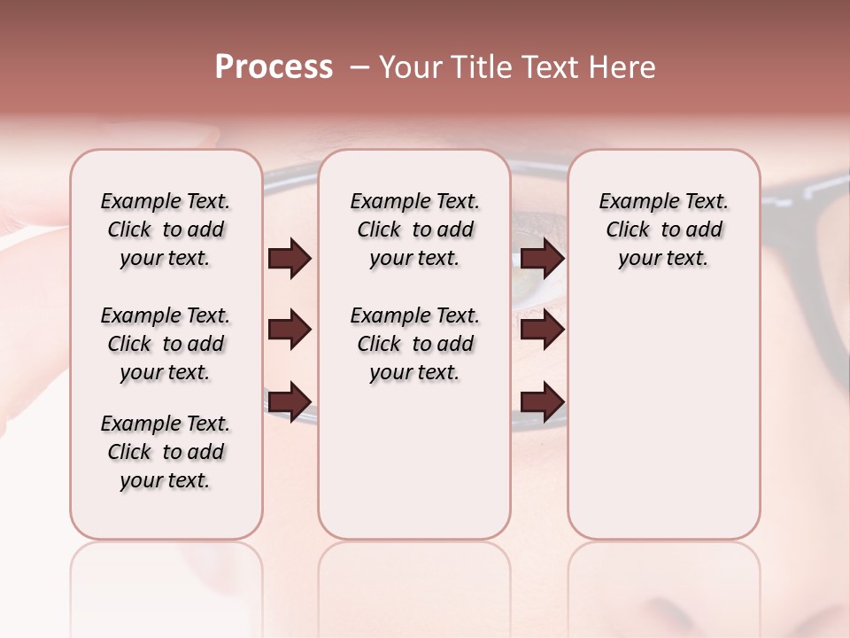 Optometrist Looking Ophtalmologist PowerPoint Template