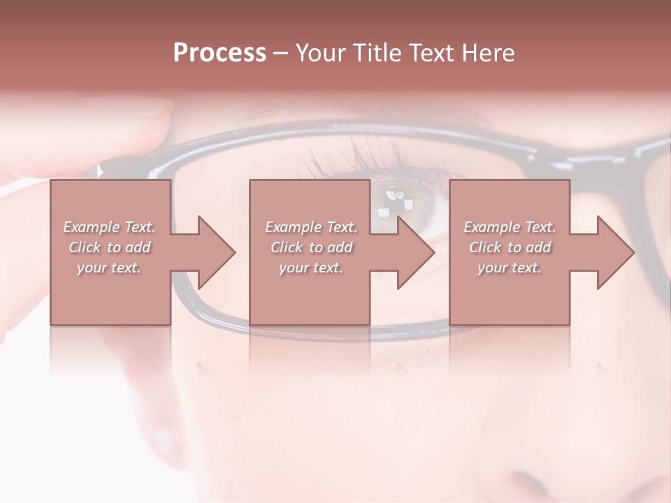 Optometrist Looking Ophtalmologist PowerPoint Template