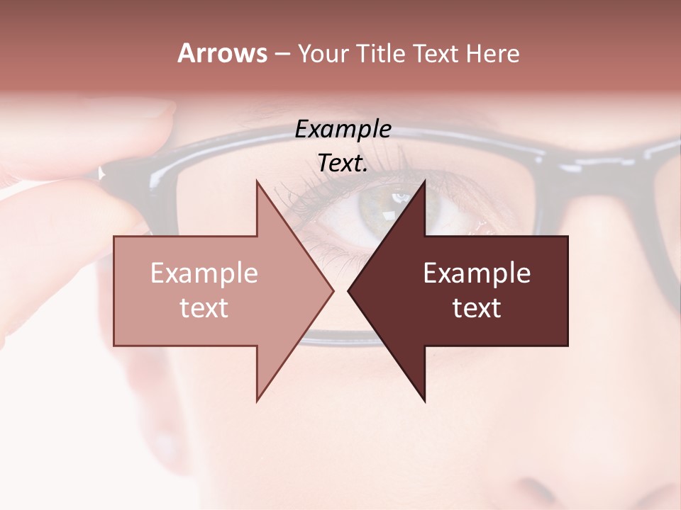 Optometrist Looking Ophtalmologist PowerPoint Template