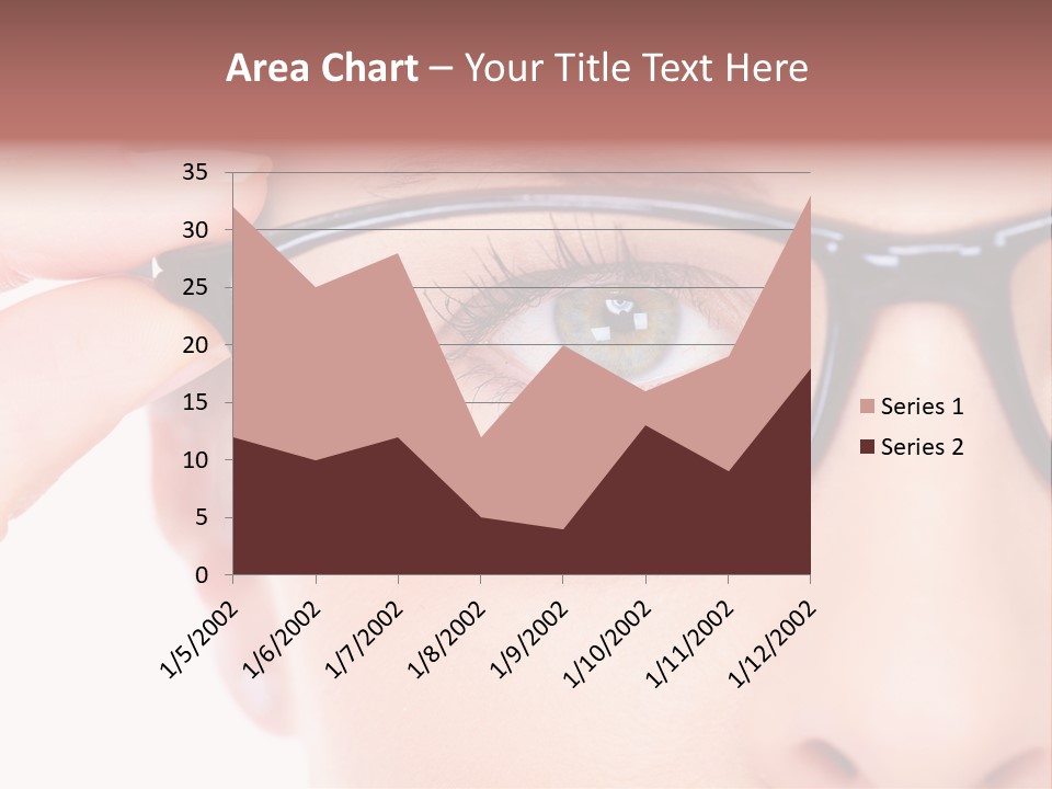 Optometrist Looking Ophtalmologist PowerPoint Template
