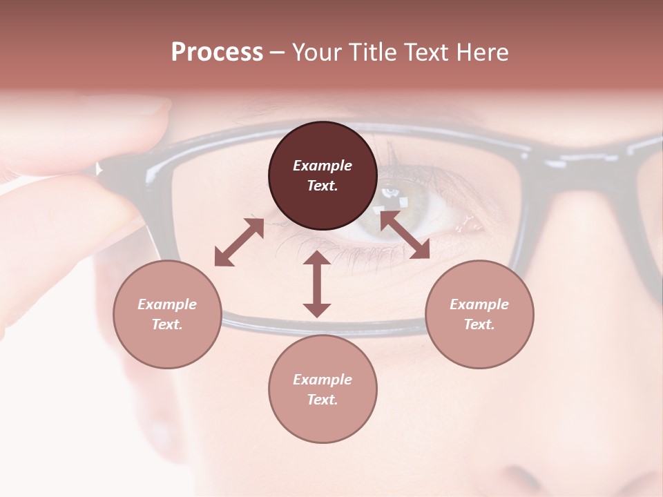 Optometrist Looking Ophtalmologist PowerPoint Template