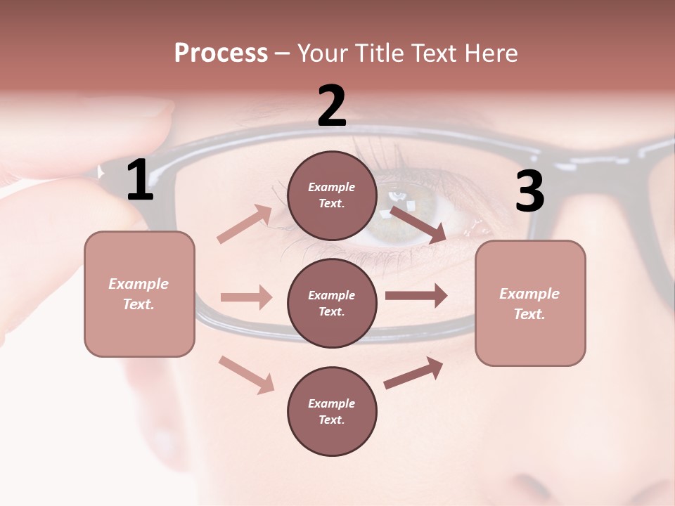Optometrist Looking Ophtalmologist PowerPoint Template