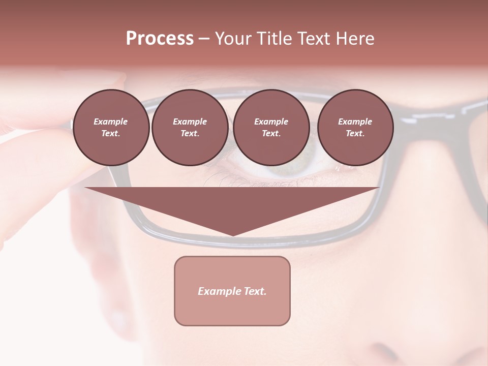 Optometrist Looking Ophtalmologist PowerPoint Template