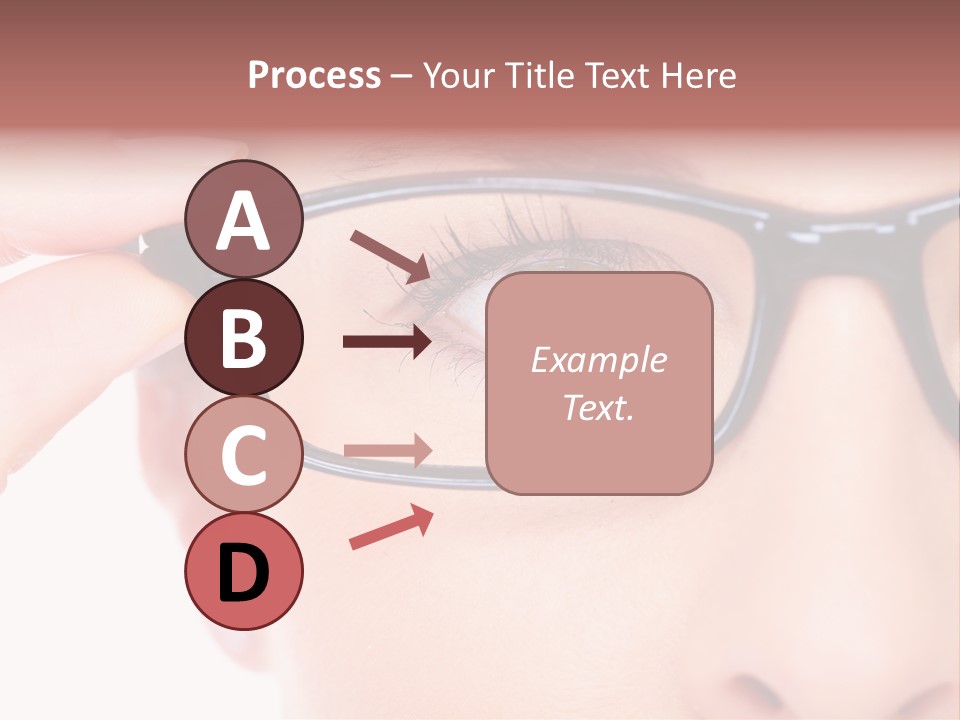 Optometrist Looking Ophtalmologist PowerPoint Template