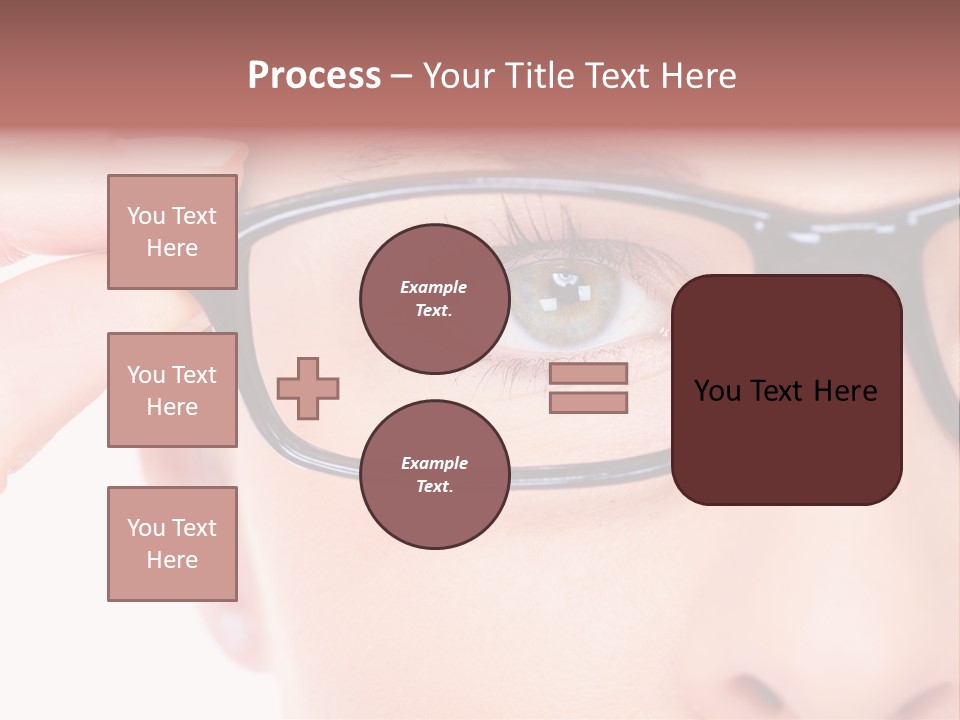 Optometrist Looking Ophtalmologist PowerPoint Template