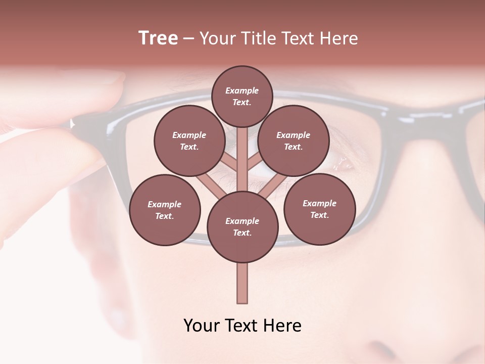 Optometrist Looking Ophtalmologist PowerPoint Template