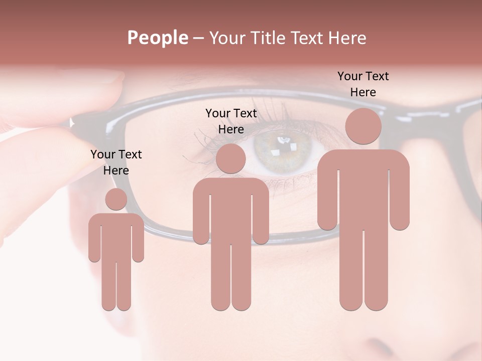 Optometrist Looking Ophtalmologist PowerPoint Template