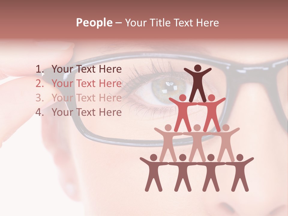 Optometrist Looking Ophtalmologist PowerPoint Template