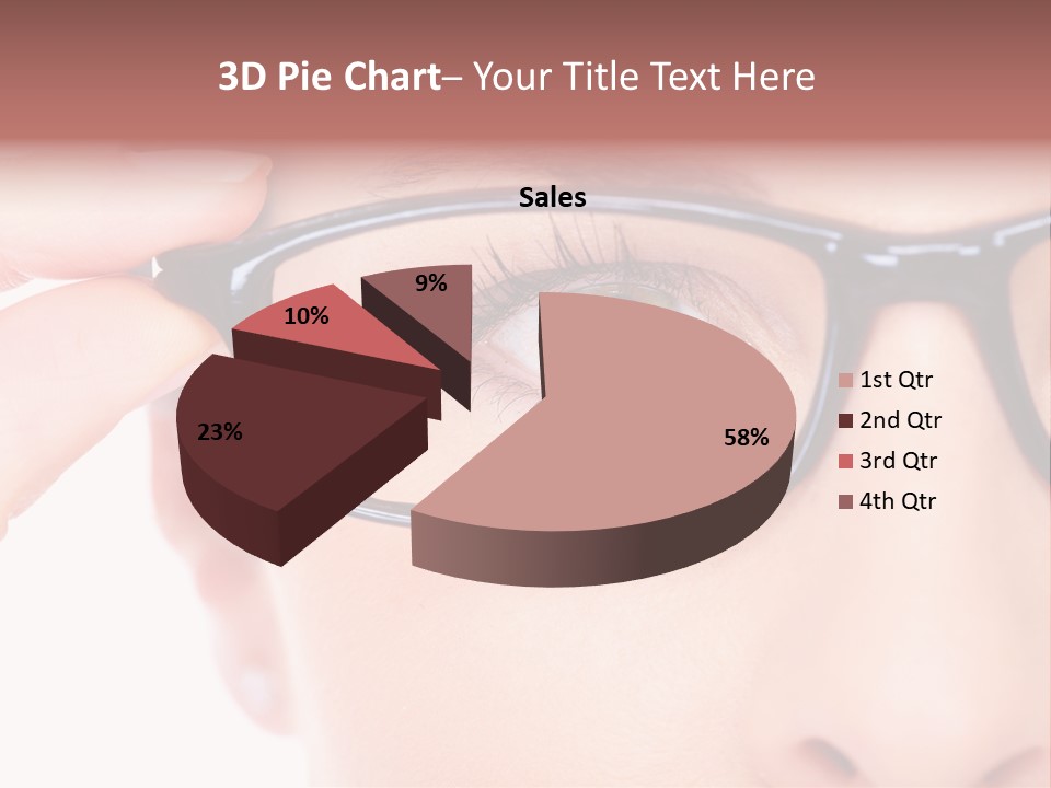 Optometrist Looking Ophtalmologist PowerPoint Template