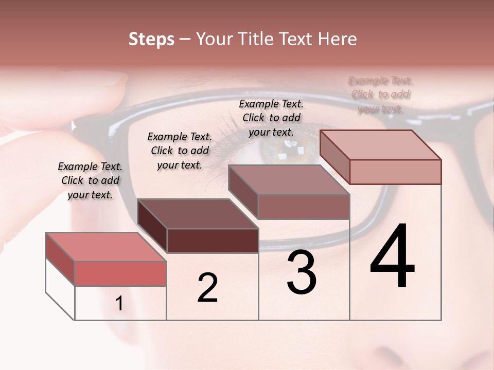 Optometrist Looking Ophtalmologist PowerPoint Template