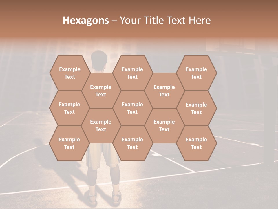 Basketball Urbanistic Young Man PowerPoint Template