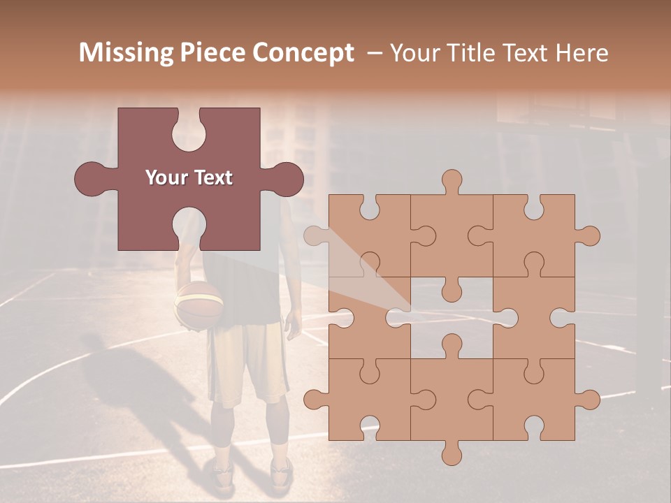 Basketball Urbanistic Young Man PowerPoint Template